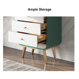 Foldable Bar Cabinet Convertible with Wine Rack & Table & 3 Drawers