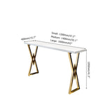 Rectangular Bar Height Pub Table Dining Table for Breakfast Nook Solid Wood X Base