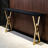 Rectangular Bar Height Pub Table Dining Table for Breakfast Nook Solid Wood X Base