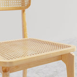 Modern Natural Dining Chair Rattan Ash Dining Chair