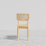 Modern Natural Dining Chair Rattan Ash Dining Chair