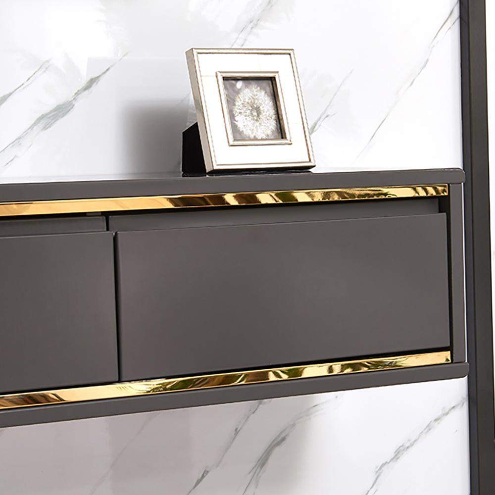 70.9" Gray TV Stand Postmodern Minimalist Floating Media Console with Storage-Richsoul-Furniture,Living Room Furniture,TV Stands