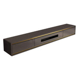 70.9" Gray TV Stand Postmodern Minimalist Floating Media Console with Storage-Richsoul-Furniture,Living Room Furniture,TV Stands