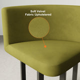 40" Round Wooden 4 Seater Dining Table Set Yellow Upholstered Chairs for Nook Balcony