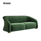 85" Luxury Sofa Nappa Leather Upholstered Sofa 3-Seater Modern Sofa-White-Richsoul-Furniture,Living Room Furniture,Sofas & Loveseats