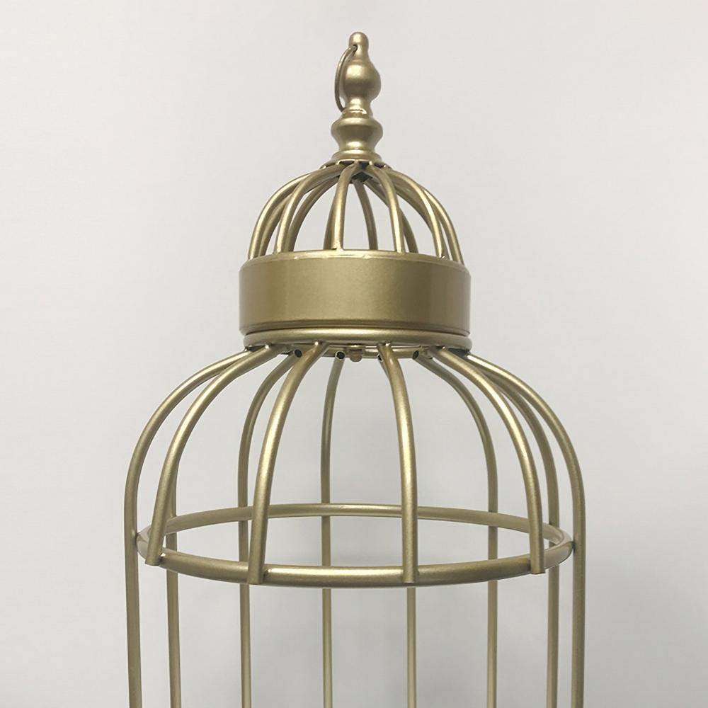 Modern Bird Cage Shaped Plant Flower Stand Bathroom Storage Tower Gold Bookcase-Bookcases & Bookshelves,Furniture,Office Furniture