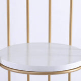 Modern Bird Cage Shaped Plant Flower Stand Bathroom Storage Tower Gold Bookcase-Bookcases & Bookshelves,Furniture,Office Furniture