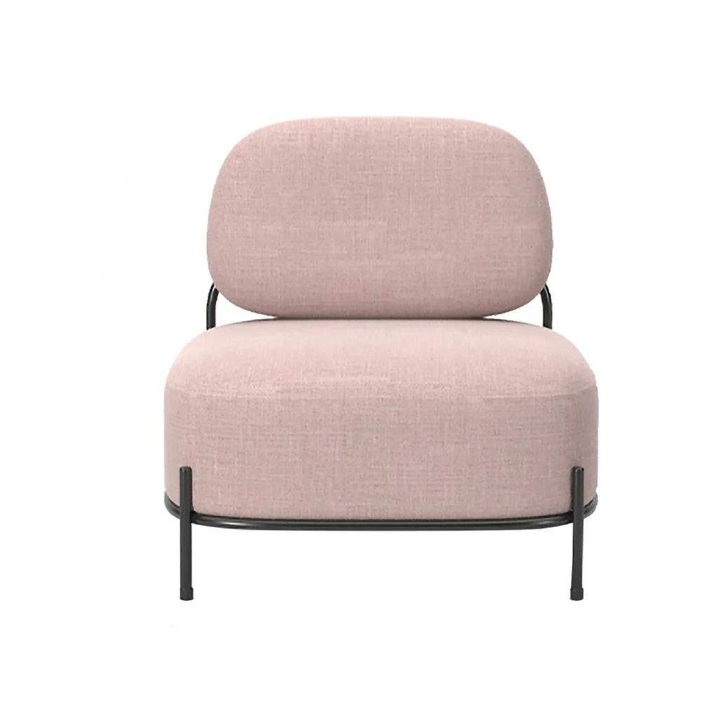 Yellow Linen Upholstered Armless Accent Chair Black Leg-Richsoul-Chairs & Recliners,Furniture,Living Room Furniture