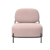 Yellow Linen Upholstered Armless Accent Chair Black Leg-Richsoul-Chairs & Recliners,Furniture,Living Room Furniture