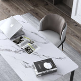 Modern Upholstered Linen Cushion Dining Chair Khaki Dining Chair with Armrest Set of 2