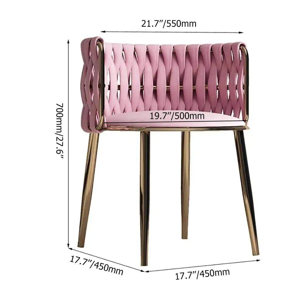 Nordic Off White Round Accent Chair with Velvet Upholstery-Richsoul-Chairs & Recliners,Furniture,Living Room Furniture