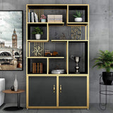 Contemporary Stand Standard Bookshelf with Doors-Bookcases & Bookshelves,Furniture,Office Furniture