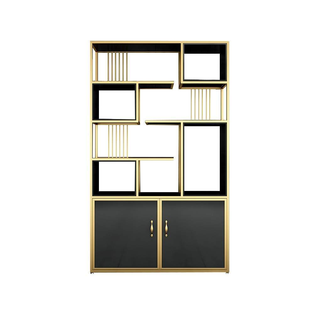 Contemporary Stand Standard Bookshelf with Doors-Richsoul-Bookcases & Bookshelves,Furniture,Office Furniture