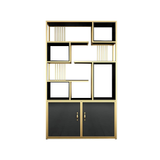 Contemporary Stand Standard Bookshelf with Doors-Richsoul-Bookcases & Bookshelves,Furniture,Office Furniture