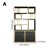 Contemporary Stand Standard Bookshelf with Doors-Bookcases & Bookshelves,Furniture,Office Furniture