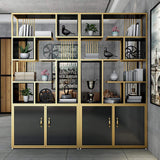 Contemporary Stand Standard Bookshelf with Doors-Bookcases & Bookshelves,Furniture,Office Furniture