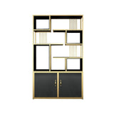Contemporary Stand Standard Bookshelf with Doors-Bookcases & Bookshelves,Furniture,Office Furniture