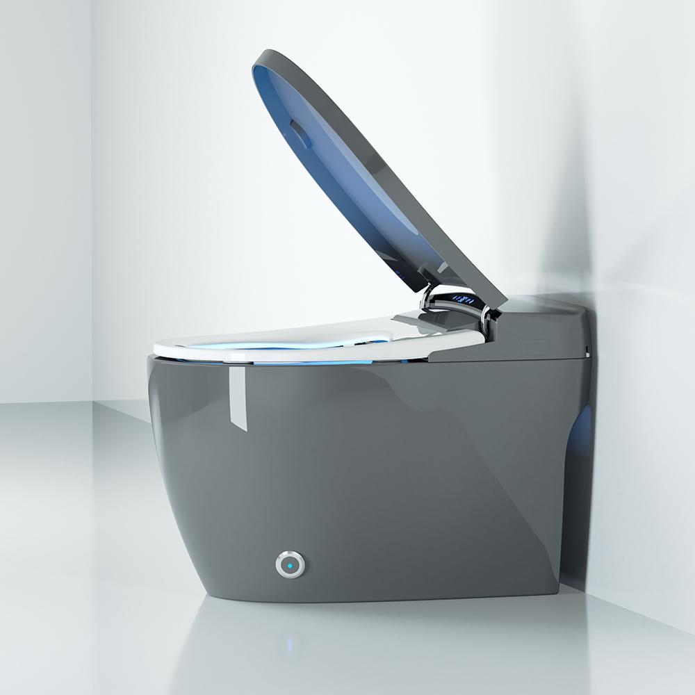 One-Piece Elongated Smart Toilet Floor Mounted Automatic Toilet Self-Clean
