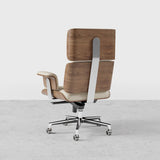 Modern Black Home Office Chair Upholstered Swivel Task Office Chair Height