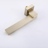 Ultramodern Brushed Gold Wall Mounted Swirling Tub Filler Faucet with Hand Shower