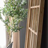 Farmhouse Full Length Mirror Wood Rectangle Floor Mirror