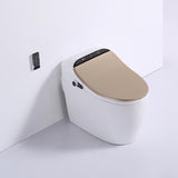 Modern Smart One-Piece 1.27 GPF Floor Mounted Elongated Toilet and Bidet with Seat