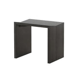 Farmhouse Modern Backless Dining Chair Wood Dining Stool Black (Set of 2)