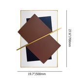 Modern Light Luxury Geometric Abstract Patterns Hanging Metal Wall Decor