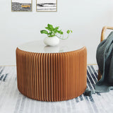 Farmhouse Natural Extension-Type Bench Dining Bench in Brown Paper