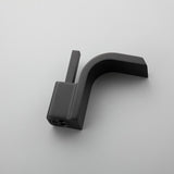 Waterfall Spout Single Joystick Handle Bathroom Sink Faucet in Matte Black