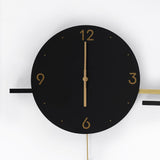 Simple Geometric Oversized Silent Wall Clock Modern Fashion Decoration