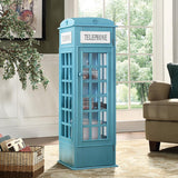 Phone Booth-Shaped Retro Kid's Bookcase England Style