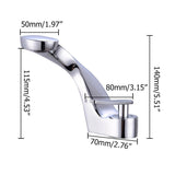 Modern Creative Bathroom Sink Faucet Single Handle One-Hole Sink Faucet Brass