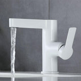 Modern Black Single Hole Bathroom Sink Faucet Intelligence Temperature Digital Display