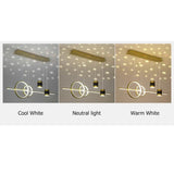 Geometric Black Kitchen Island light Starry Reflection Hanging Light 3-Way Dimmable