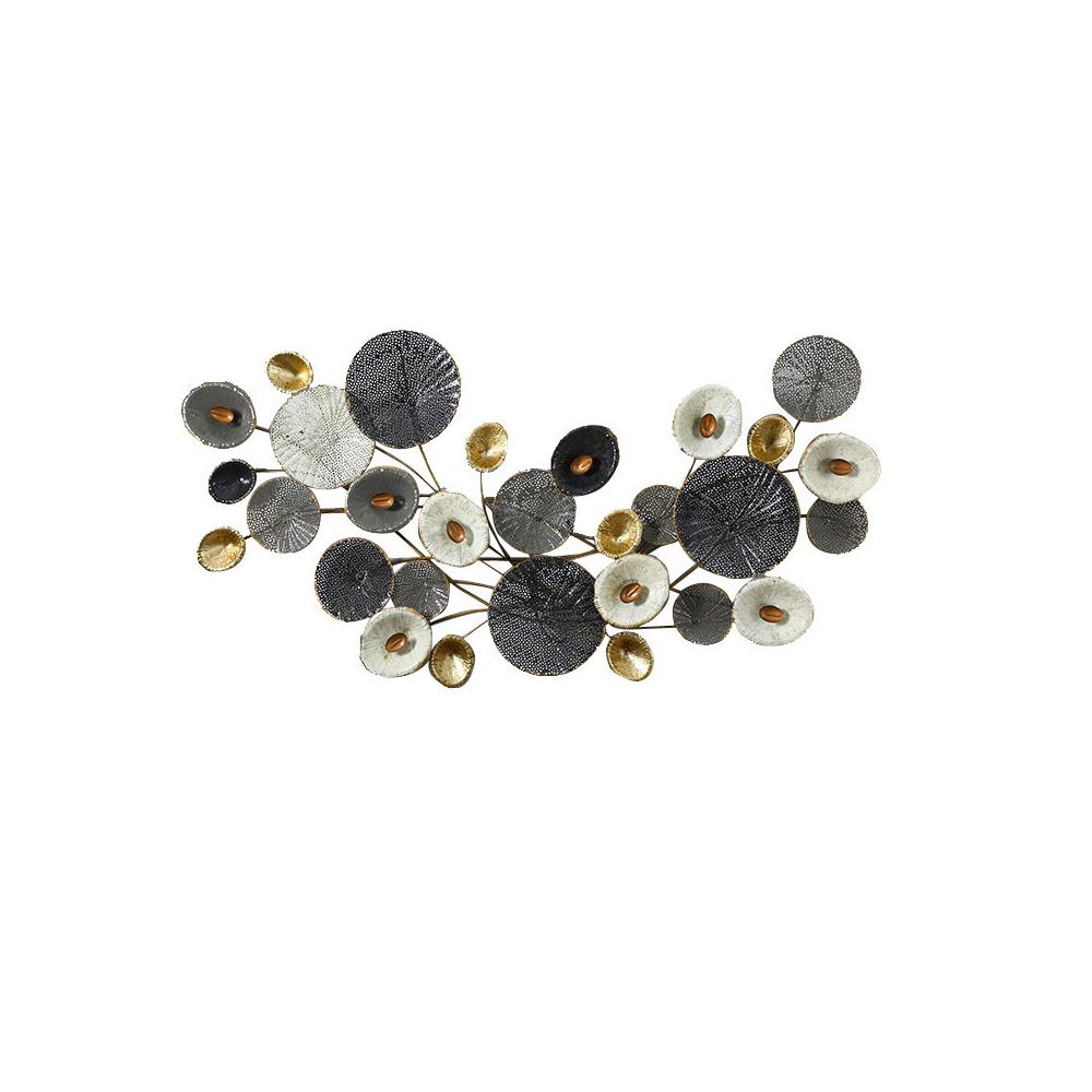 Elegant 3D Metal Wall Decor Creative Plants Home Hanging Art