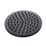 Retro 1-Handle Ceiling Mounted Round Rain Shower Head & Hand Shower Set Antique Black