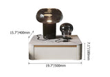 Modern White Floating Nightstand 1 Drawer Bedside Table with Sintered02Stone Top