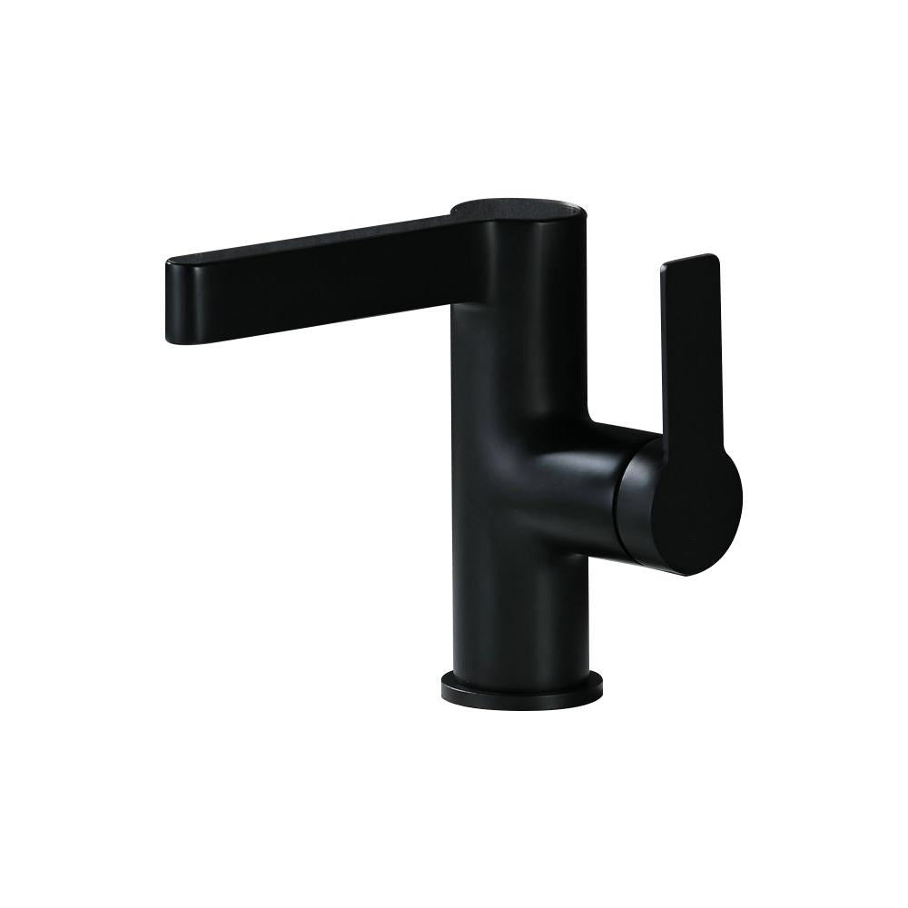 Modern Black Single Hole Bathroom Sink Faucet Intelligence Temperature Digital Display