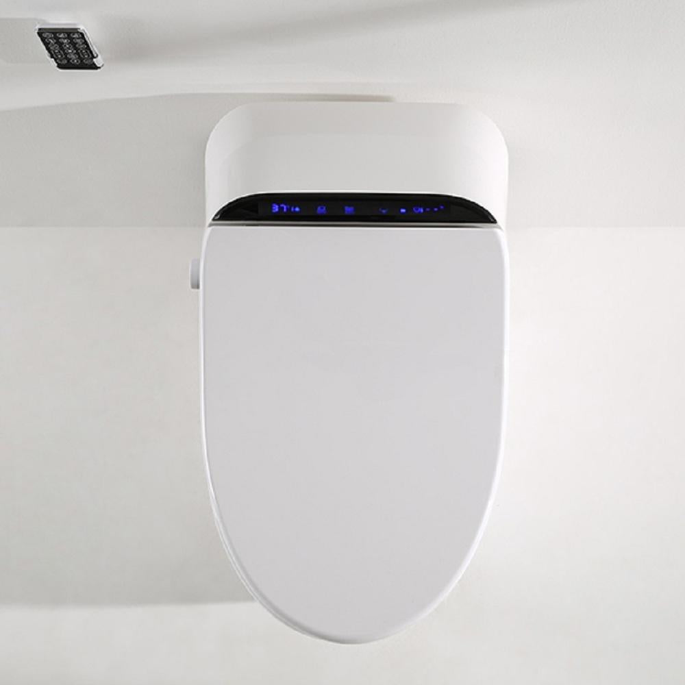 Modern Smart One-Piece 1.27 GPF Floor Mounted Elongated Toilet and Bidet with Seat
