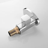 LED Single Handle Waterfall Bathroom Sink Faucet Round Spout Solid Brass in Black&Chrome