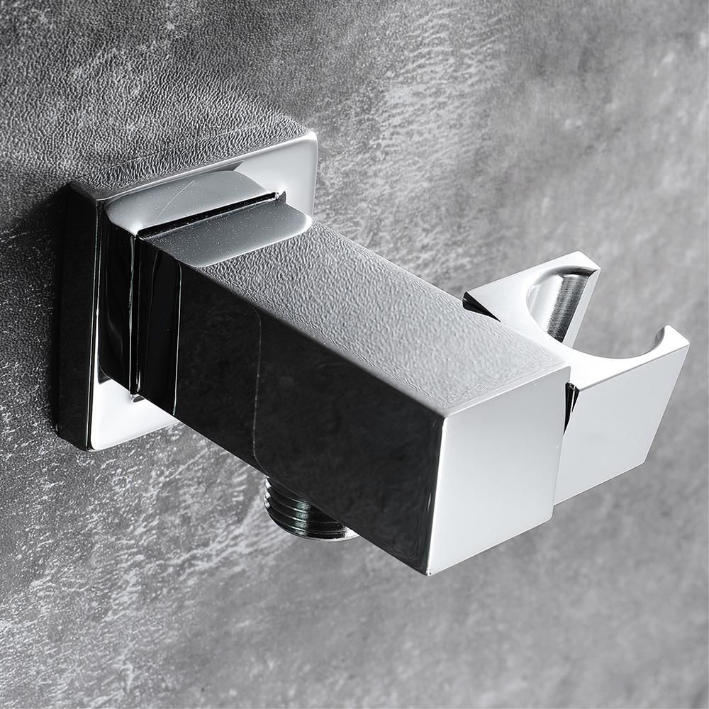 Wall-Mounted 20" Music Shower System Rainfall 5 Functions Thermostatic