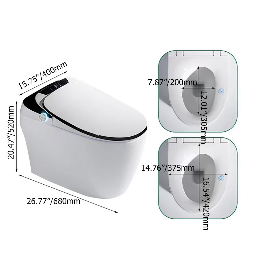 Automatic Toilet One-Piece Floor Mounted Self Clean Smart Toilet Tankless
