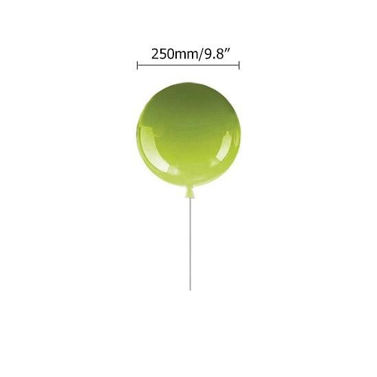 Ballon d'histoire à chasse d'eau 1 Light en petit plafond vert