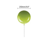 Ballon d'histoire à chasse d'eau 1 Light en petit plafond vert
