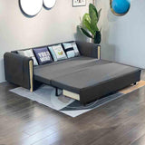 82-Zoll-Vollschlafsofa, gepolstertes, umwandelbares Schlafsofa mit Stauraum