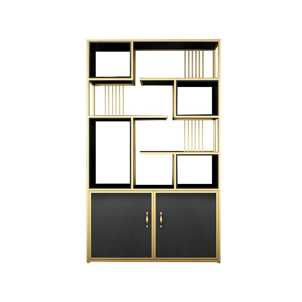 Contemporary Stand Standard Bookshelf with Doors