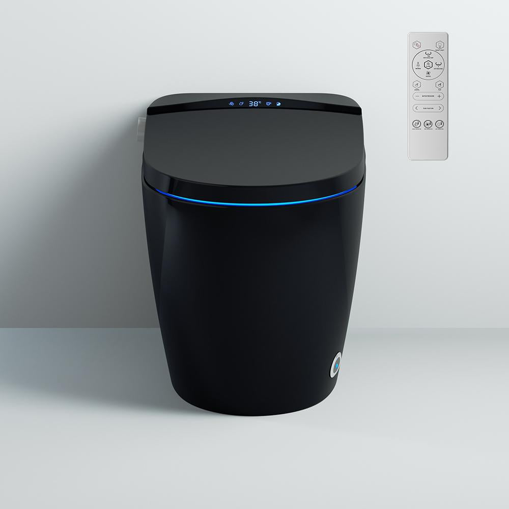 One-Piece Elongated Smart Toilet Floor Mounted Automatic Toilet Self-Clean