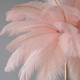 Pink Feather Gold Floor Lamp Unique Tree Standing Lamp