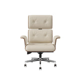 Modern Black Home Office Chair Upholstered Swivel Task Office Chair Height